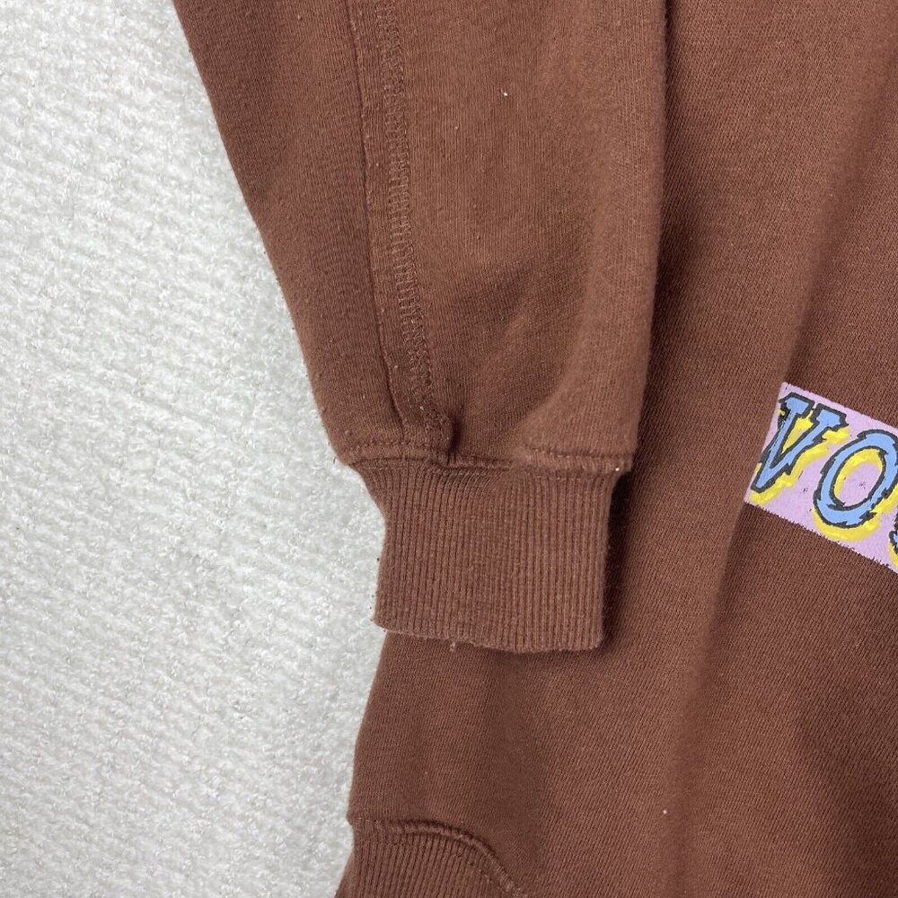 Rolling Stones Crewneck Sweatshirt Men XXS Brown Voodoo Lounge 1994 Sweater - Picture 7 of 16